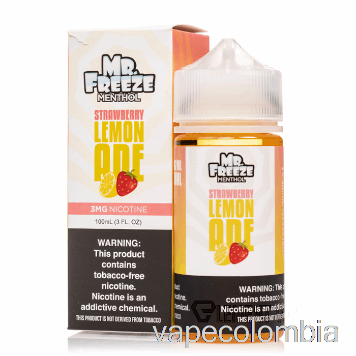 Limonada De Fresa Desechable Vape - Mr Frozen - 100ml 0mg